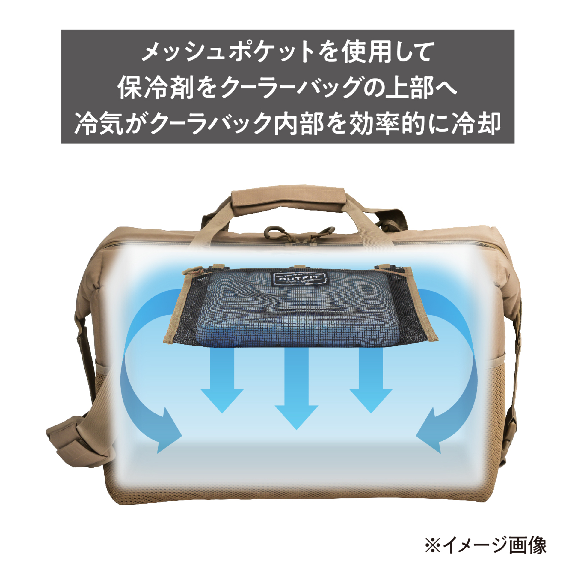 ソフトクーラーバッグ　ボクシー 36L